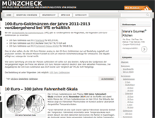 Tablet Screenshot of muenzcheck.de